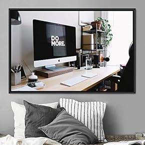 signwin Framed Canvas Wall Art Pressed Quotes 3D...