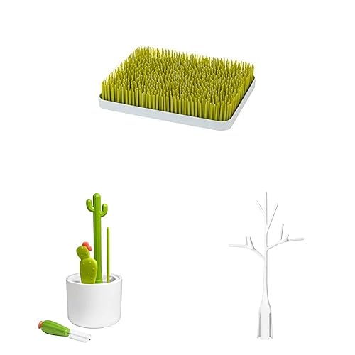 Boon Baby Bottle Drying Rack Bundle Countertop Rack, Cleaning