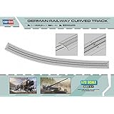Hobby Boss German Railway Curved Track Model Kit (1/72 Scale)
