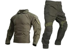 EMERSONGEAR Gen3 Uniform,Military Painball Suit,Army Airsoft Combat BDU Pants Shirt with Knee Pads