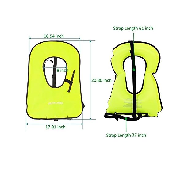 Auto-Vox-Adult-Portable-Inflatable-Snorkeling-Diving-Vest-for-Water-safety