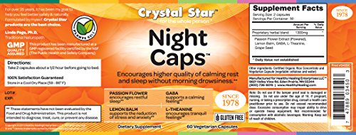 Crystal Star Night Capsules, 60 Count