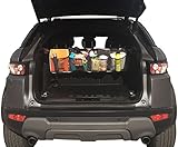 Trunk Organizer- Backseat Car Organizer - Car Storage Chest - Holds Vehicle Safety Items, Car Cleaning Tools, & Jumper Cables - Easy, Versatile & Convenient Storage