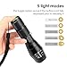 Airsspu Super Bright LED Tactical Flashlight, High Lumen Handheld Flashlight Zoomable Adjustable Focus 5 Modes Water Resistant Torch - Rechargeable 18650 Lithium Ion Battery & Charger