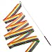 Eforstore 4M Dancing Ribbon Streamer Dance Baton Gym Rhythmic Ribbons with Wand Art Artistic Gymnastics Ballet Twirling Rod Stick for Women Girls Kids