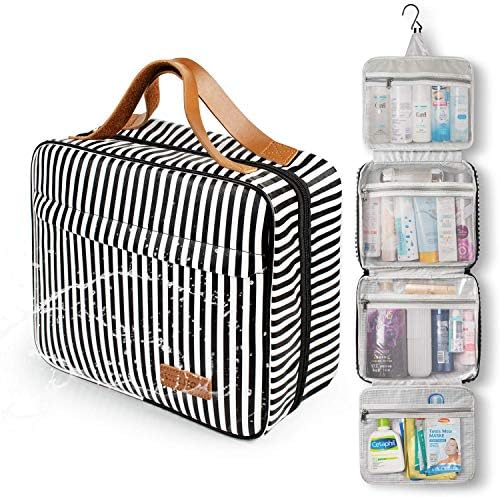 Toiletry Bag,WDLHQC Travel Hanging Makeup Bag,Waterproof Large Cosmetic Make up Organizer for Travel Accessories Kit,Bathroom Shower,Gifts for Her/Women,Men 1 Toiletry Bag,WDLHQC Travel Hanging Makeup Bag,Waterproof Large Cosmetic Make up Organizer for Travel Accessories Kit,Bathroom Shower,Gifts for Her/Women,Men