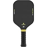 FLYKEY Pickleball Paddles, T700 Carbon Fiber Pickleball Paddle with a 16mm Shark Power Polymer Core, USAPA Approved Pickle Ball Paddle, Strong Spin and Power Surface,Strong Shock Absorption