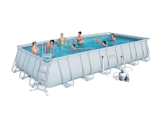 piscine tubulaire rectangulaire - 7.32 x 3.66 x 1.32m