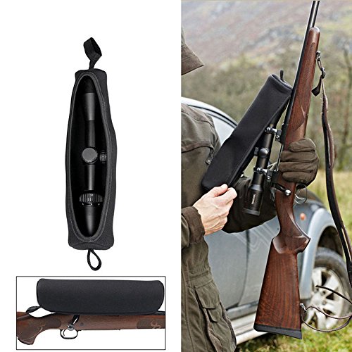 OneTigris Neoprene Rifle Scope Cover for Hunting Gun Fits Scopes Up to 14