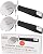 Pizza Cutter (2 Pack) - Heavy Duty Large Sharp 4 inch Stainless Steel Chopper Wheel - Slicer for Food like Pizzas, Dough, Pasta, Pie, Cake, Pancake and more