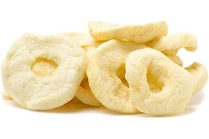 IT'S DELISH Dried Apple Rings by Its Delish, 10 lbs Bulk | Soft Dried Apple Rings Fruit - No Sugar Added