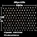 Ollny Net Lights Outdoor Mesh Light 10x7ft, 210LED Connectable Christmas Net Lights with 8 Modes, IP67 Waterproof Bush Light for Tree Wall Ceiling Outside Decorations, Warm White
