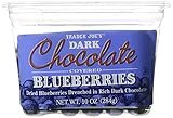 Trader Joe's Dark Chocolate Covered Blueberries - 2 PACK