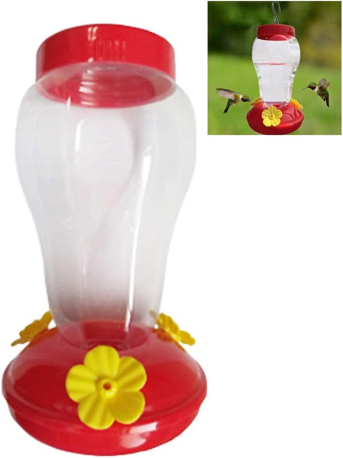 WINBST Hummingbird Feed 2Pcs with 3 Flower-feeding harbors Hanging the Hummingbird feeding stations