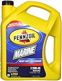 Pennzoil 550022734 15W-40 4-Cycle Heavy Duty Marine Engine Oil - 1 Gallon