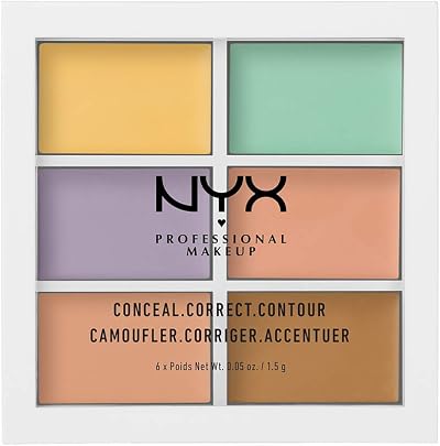 NYX Colour Correcting Palette 6 Shades Concealer Makeup Kit