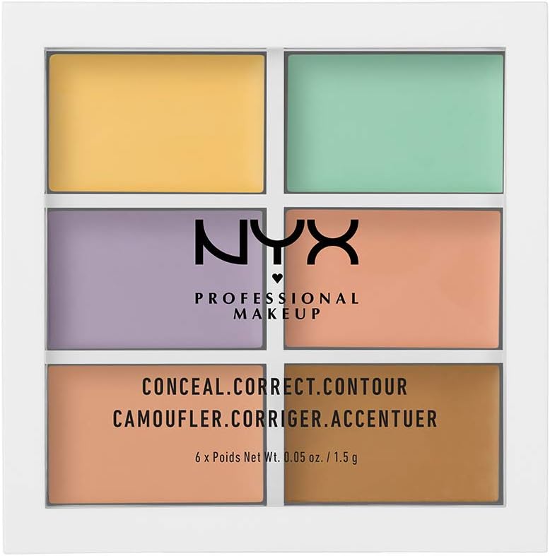 NYX Colour Correcting Palette 6 Shades Concealer Makeup Kit