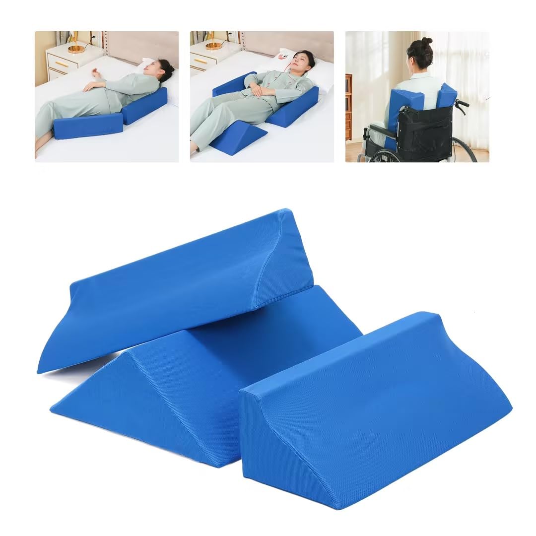 Photo 1 of Fanwer Bed Wedges & Body Positioners (3 in 1), 40 Degree Wedges for Bed Positioning,Positioning Pillows for Elderly, Wedge Pillow for Bed Sores, Side Sleeping, After Surgery, Knees Elevated,Back Pain