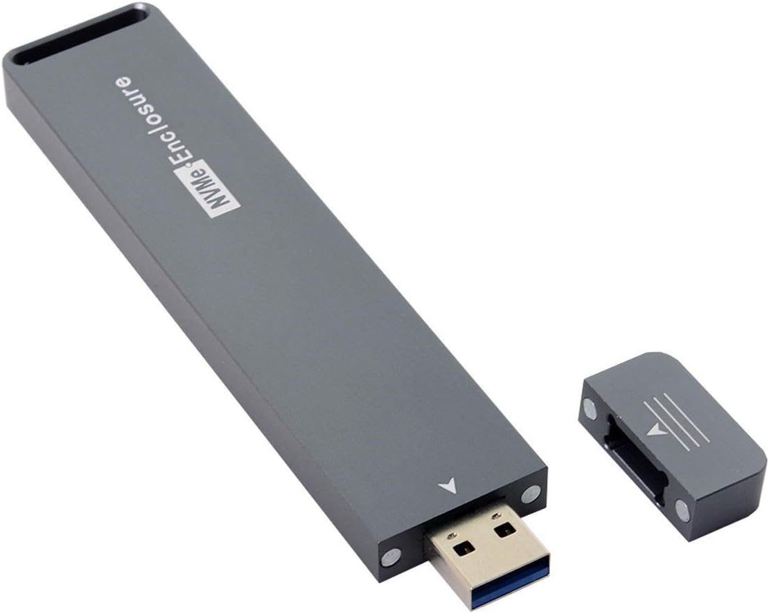 CY M.2 NVME M-key NGFF SSD USB 3.0 Adapter External PCBA Conveter RTL9210 Chipset with Case, Black 2280mm for NVME - Image 4