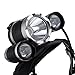 HKBAYI New T6 3LED 5000Lm Rechargeable Headlamp Headlight Head lamp + AC Charger