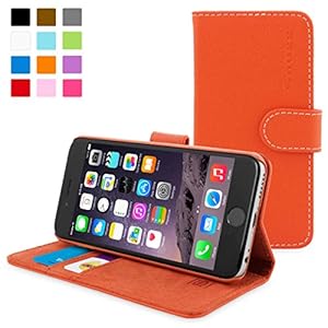 英国Snugg製 iPhone6用 PUレザー手帳型ケース