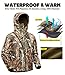 NEW VIEW Hunting Jacket Water Resistant Hunting Camouflage Hooded for Men,Hunting Suit (Camouflage-2, S)