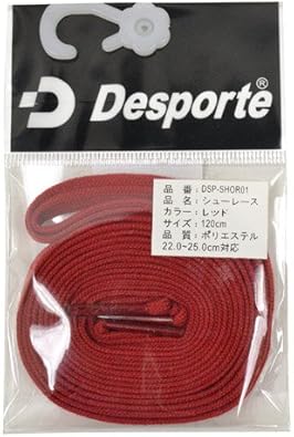 Amazon Co Jp Desporte デスポルチ Dsp Shor01 フットサル シューレース 靴ひも レッド スポーツ アウトドア