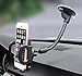Car Mount, X-AUTO One Touch Flexible Arm Universal Windshield Cell Phone Holder with Strong Suction Cup and Three Side Grips for Cell Phone iPhone Smartphones Android GPS Devices and More