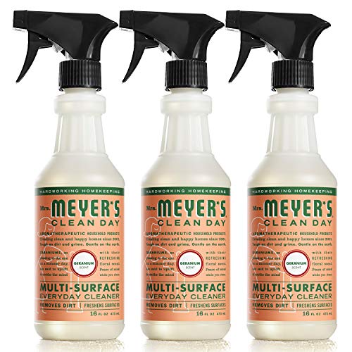 Mrs. Meyer's AllPurpose Cleaner Spray, Geranium, 16 fl. oz Pack of 3