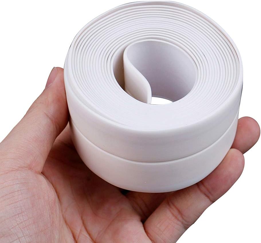 Gadgetking 3.2 meter Sealing Strip Bathroom Bath And Wall Self Adhesive Tape Sink Edge Basin Seal 3m Self Waterproof Sealant for Kitchen Bathtub - Image 5