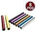 GOGO 8Pcs Official Aluminum Track & Field Races Relay Batons