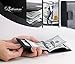 RFID Leather Wallets for Men - Bifold Slim Mens Wallet money clip card holder, Black