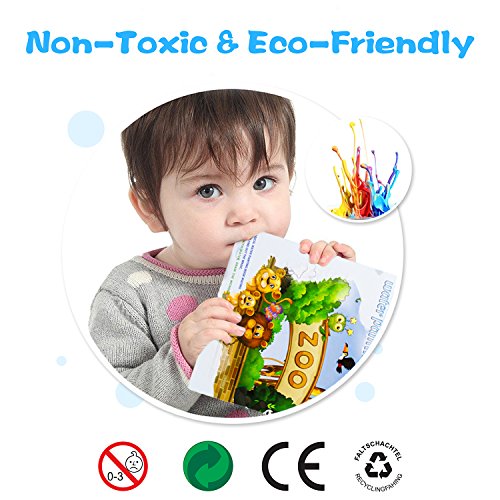 Aqua Doodle, Reusable Water-Reveal Activity Pads 2-pk 16 Pages Water Coloring Aqua Drawing Painting Toy Kits with Bonus Pens (Zoo&Dinosaur)