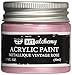 Prima Marketing Finnabair Art Alchemy Acrylic Paint 1.7 Fluid Ounces, Metallique Vintage Rose