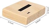 LoengMax 200 Wooden Alphabet Tiles Scrabble Letters Craft DIY Wood Gift view 4