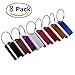 8pcs Travel Luggage Tags Metal Suitcase Bag ID Tags Baggage Labels Accessories (8PCS style 1)