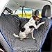 SUPSOO Dog Car Seat Cover Waterproof Durable Anti-Scratch Nonslip Back Seat Pet Protection Dog Travel Hammock with Mesh Window and Side Flaps for Cars/Trucks/SUV