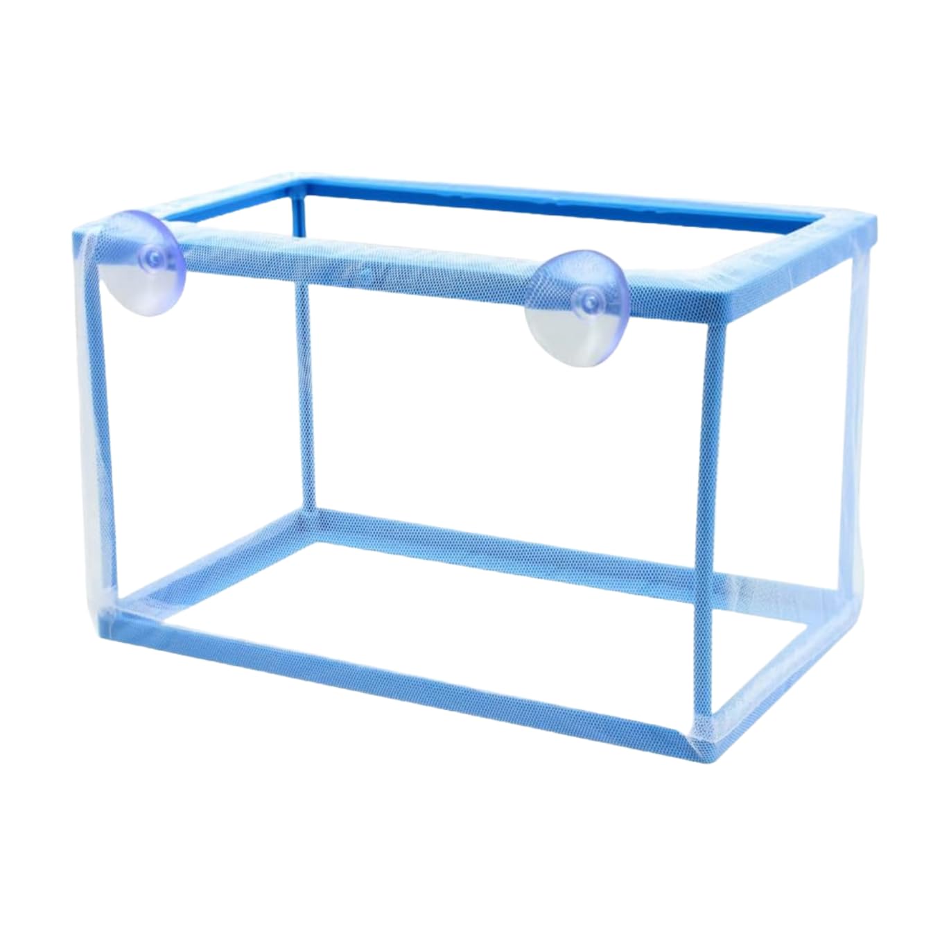 Fish Tank Breeder Large Mesh Net Fry Saver Aquarium Spawn Hatchery Isolation with Suction Cups (Large) — image 1