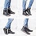 JIASUQI Men's Outdoor Winter Snow Boots Ankle Fur Lining Warm Booties