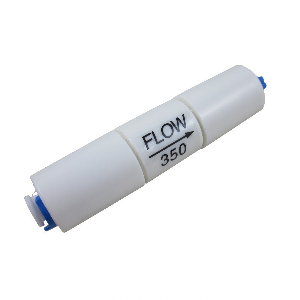 TmallTech 50GPD/75GPD Flow Restrictor 350CC 1/4" Quick Connect for RO Reverse Osmosis (pack of 2)