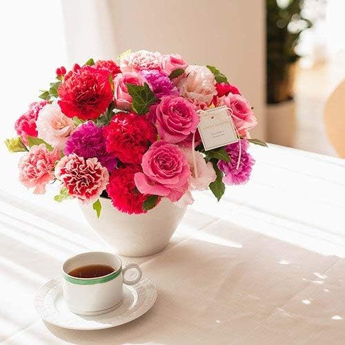 日比谷花壇 母の日 花 ギフト プレゼント アレンジメント「グラシュー」