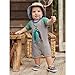 Mud Pie Baby Fish Raglan Shortall, Multi, 0-3 Months