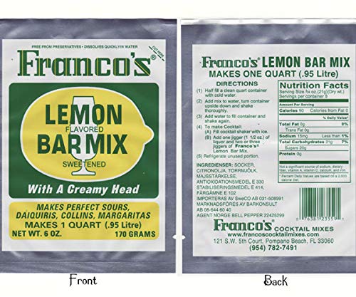 Cocktail-Mix-Francos-Lemon-Bar-Mix-12-6-Oz-Pouches-Per-Case