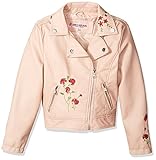 Urban Republic Big Girls Faux PU Jacket, rose smoke, 10/12