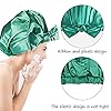 Double-Layer-Large-Shower-Caps-Bowknot-Bath-Hair-Cap-Reusable-Waterproof-Ribbon-Turban-Sleep-Cap-Adjustable-Bath-Cap-with-Elastic-Band-for-Women-Girls-Spa-Beauty-Hair-Care-Home-Travel-Use-Dark-Green Double Layer Large Shower Caps Bowknot Bath Hair Cap Reusable Waterproof Ribbon Turban Sleep Cap Adjustable Bath Cap…