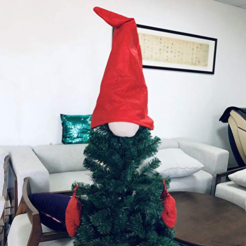 Amosfun Santa Claus Hat Christmas Tree 