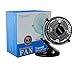 Topwell 5-Inch 360 Degree Rotation Clip-on USB Fan - Black