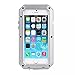 Mangix iPhone 8 Plus Case,iPhone 7 Plus Case,Built-in Glass Metal Extreme Frame Duty Cover Shell Case Full Body for Apple iPhone 8 Plus/7 Plus (Silver)