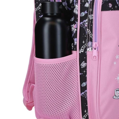 Sanrio Kuromi Fortune Telling Children's Backpack, School Bag, Made of Polyester, Side Pockets, Wide Adjustable Straps by Joumma Bags