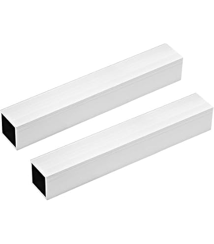 Uxcell 6063 Aluminum Square Tube, 20mmx20mmx1.5mm Wall